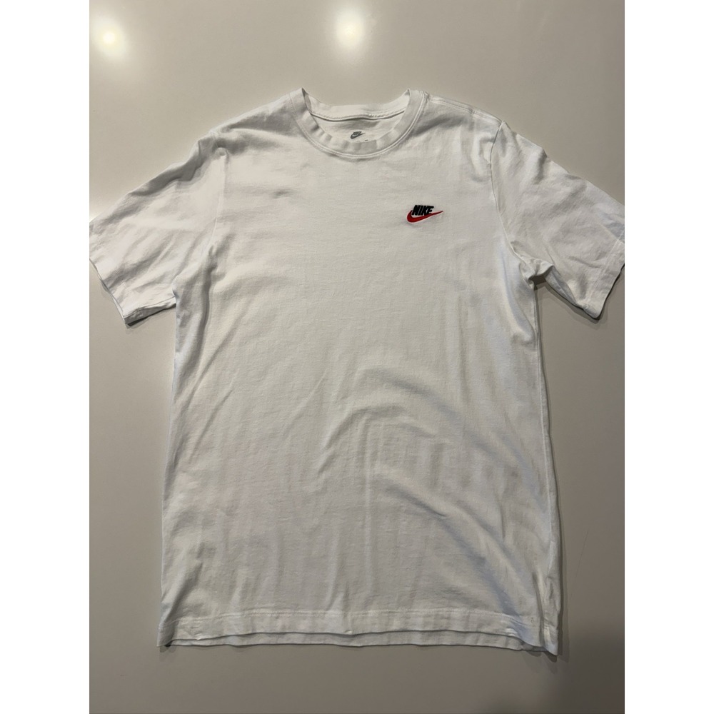 Nike The Nike Tee AR4997-100 Mens White Large Tall Cotton Short Sleeve T-Shirt
